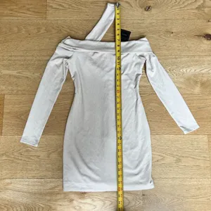 Michael Costello X Revolve Lydia Mini Dress in Beige thumbnail 3
