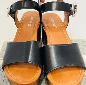 Nine West Women's Jayce Platform 90s Sandals black size 8 thumbnail 5