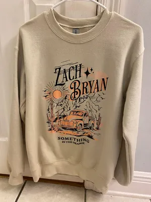 Graphic Crewneck / Sweatshirt Tan thumbnail 1