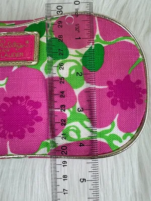 Lilly Pulitzer for Estée Lauder Floral Cosmetic Case Zip Travel Toiletry Bag thumbnail 8