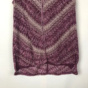 White House Black Market WHBM‎ Tie Back Purple Knit Sleeveless Sweater S thumbnail 6
