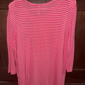 Chic Pink Striped Long Sleeve Top thumbnail 3