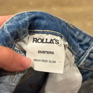 Rolla's Dusters High Rise Straight Leg Jeans Light Vintage Wash Size 26 thumbnail 3