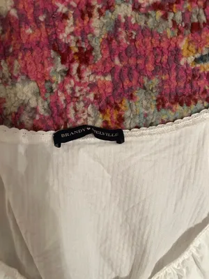 Blair Cotton Brandy Melville Top Ruffle thumbnail 3