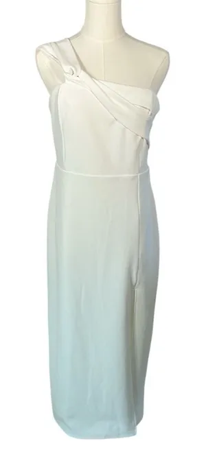 Lulu's White One Shoulder Dress‎ thumbnail 1