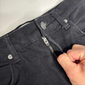 Reformation Liza Slit Hem Ultra High Rise Straight Long Black Jeans 26 thumbnail 7