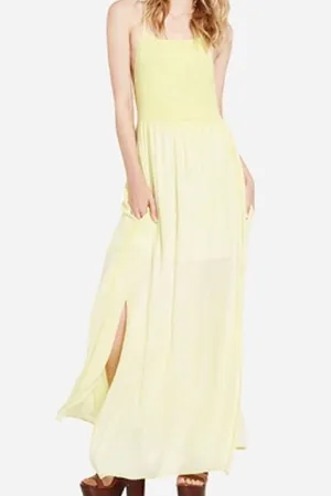 Somedays Lovin Dress Kicking Dust Yellow Maxi thumbnail 2
