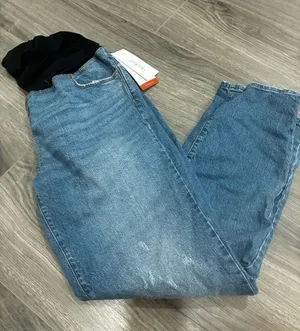 Isabel Maternity by Ingrid & Isabel Blue Straight Leg Jeans thumbnail 1