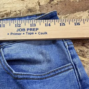 Distressed Heart Patch Jeans Cute Y2K Aesthetic Denim Ripped Straight Leg Pant M thumbnail 11