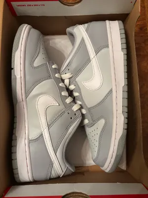 Nike Dunk Low GS 'Pure Platinum Wolf Grey' thumbnail 8