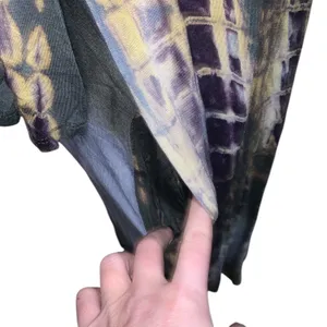 Coin 1804 Tye Dye Long Hooded Cardigan Boho Hippie Nostalgia Pockets thumbnail 5