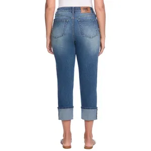 Frye Women's Cuffed Crop Jean thumbnail 3