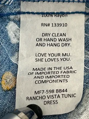 Show Me Your Mumu Rancho Vista Tunic Dress Blue White Size XS thumbnail 15