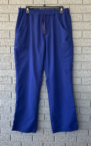 Figs Torbeck Cargo Scrub Pants Blue Purple Size XL Discontinued thumbnail 1