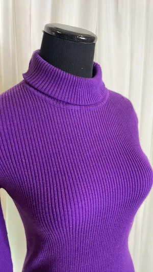 Reference Point NWOT Purple  Turtleneck thumbnail 2