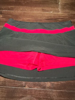 Adidas Climate Black and Pink Athletic Mini Skort Size Medium thumbnail 6