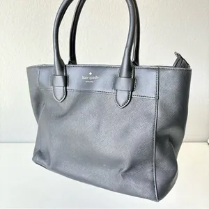 Kate Spade Melanie Satchel Black Women’s Handbag ~Very Good thumbnail 8