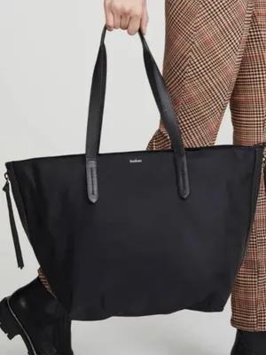 NWT Botkier New York Bond Nylon Tote Black Large Roomy thumbnail 1