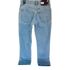 VTG Tommy Hilfiger Classic Woman's Blue Jeans Denim Wash 1/30 100% Cotton‎ 26" thumbnail 2