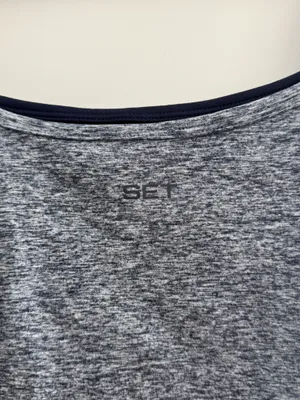 SET Active Heathered Gray-Purple Seamless Tank Bralette thumbnail 2