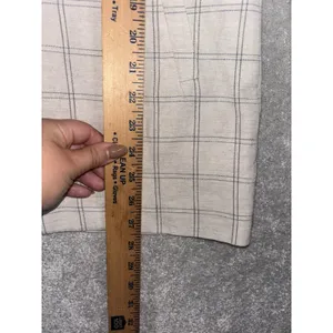 Madewell Dorset Blazer Windowpane Size S Minimalist‎ Oversized Linen thumbnail 11
