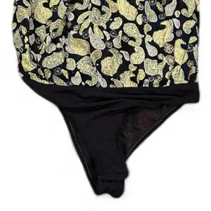 Intimately Free People Sundown Boho Blue Green Paisley Print Bodysuit Blouse S thumbnail 7