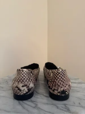 ALDO Snake Print Leather Loafers Women’s Size 9 Horsebit Slip On Flats thumbnail 4