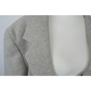 Vintage L.L. Bean Tweed Womens Wool Heavyweight Wool Tan Blazer Jacket Size 18P thumbnail 4