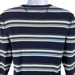 Vintage LRL Lauren Jeans Co Ralph Lauren Striped Lace Up 3/4 Sleeve Top Women S‎ thumbnail 5
