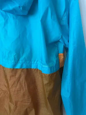 cotopaxi Teal Blue Lightweight Hooded Half-Zip Windbreaker Jacket Coat *Size L* thumbnail 4