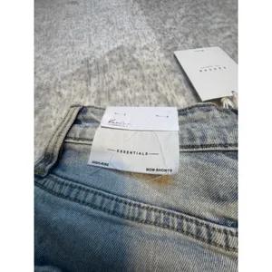 KanCan USA The HR Mom Short Light Wash Distressed Frayed Denim Shorts Size S NWT thumbnail 6