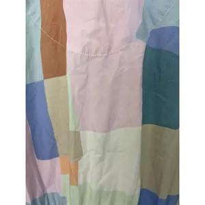Anthropologie || Somerset Pastel Color Block Mini Dress Small 100% Cotton thumbnail 7