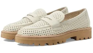 Like New Dolce Vita Leather Malila Loafers Ivory Size 7.5 thumbnail 1