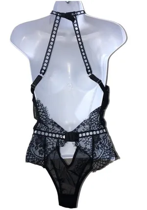 Oh La La Cheri Adelynn Lace Thong Teddy Bodysuit Medium NWT thumbnail 6
