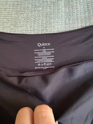 NWT Quince low ride bikini bottoms black thumbnail 3