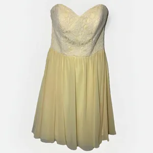 Mori Lee Madeline Gardner Lace Bridesmaid Prom Dress Strapless Women Sz 10 thumbnail 2
