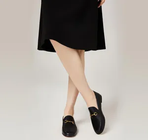 Mules for Women Slip On Backless Loafers Flats for Work and Casual thumbnail 4