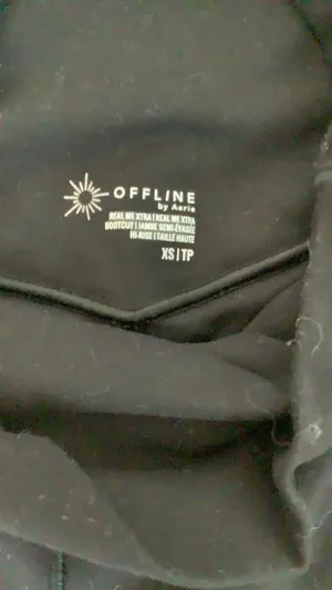 Aerie Black   Flared Leggings thumbnail 2