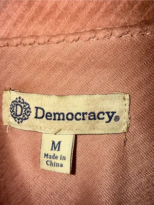 Democracy Dusty Rose Corduroy Shacket Jacket thumbnail 5