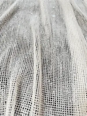 Jordan Taylor White Wide-Leg Mesh Pants Cover Up with Iridescent Sequence Sz S thumbnail 11