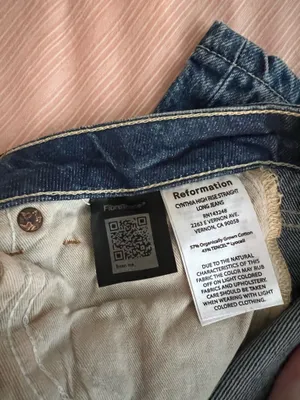 Reformation Cynthia High Rise Straight Long Jeans thumbnail 5