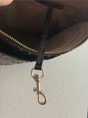 Brahmin Katie Crossbody Bag in Chocolate Melbourne Croc-Embossed Leather thumbnail 7