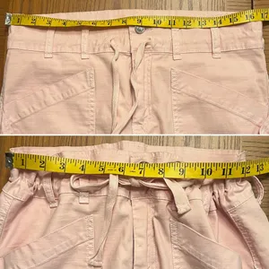 Current/Elliott The Beverly Cropped Tapered Zippered Pants Crystal Pink Size 24‎ thumbnail 17