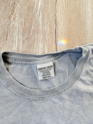 VTG Comfort Colors Make Music Not War Graphic T-shirt Peace Hippie Gray Size XXL thumbnail 8