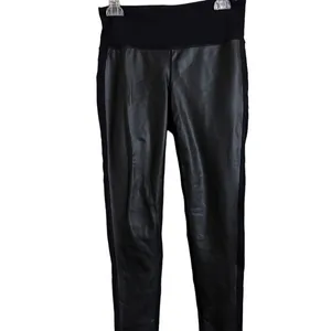 Athleta‎ High Rise Gleam Faux Leather Front Tights Sz S thumbnail 3