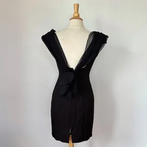 Scarlett Black Sleeveless Cocktail Gown thumbnail 14