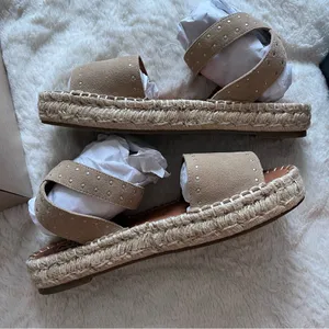 NEW Altar’d State X MIA Strap Sandals Size 8.5 Tan Arula LIMITED EDITION thumbnail 6