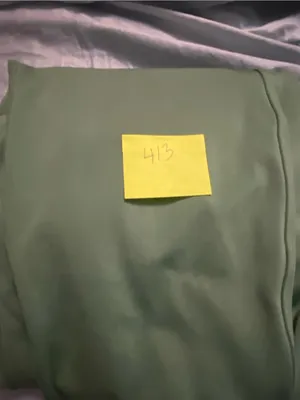 Active USA Pink Elastic-Waist Green joggers thumbnail 14