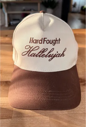 Boutique Hard fought hallelujah trucker hat thumbnail 1