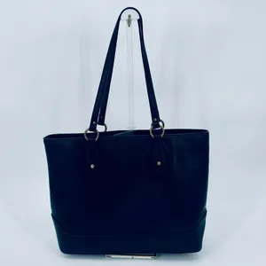 Frye and Co. Black Core Tote Bag Faux Leather thumbnail 3